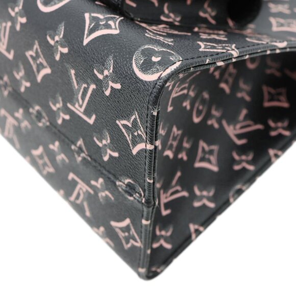 Louis Vuitton  Onthego MM Fall For You Monogram Canvas Tote Bag Black - Picture 7 of 11